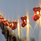 Christmas LED Light String Santa brandscluster