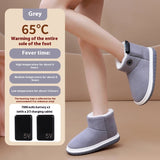 Electric Heating Cotton Shoes Charging Heating Boots Winter Home Office brandscluster
