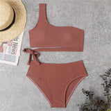 Women's High Waist Bikini Swimsuit With Straps brandscluster
