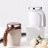 Rechargeable Model Automatic Stirring Cup Coffee Cup High Value Electric Stirring Cup Lazy Milkshake Rotating Magnetic Water Cup brandscluster