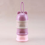 3 Layer Frog Style Portable Baby Food Storage Box Essential Cereal Cartoon Milk Powder Boxes Toddle Kids Formula Milk Container brandscluster