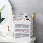 Transparent Makeup Organizer Cosmetic Storage Box Drawer Desktop Organizer Jewelry Beauty Storage Bins Lipstick Christmas Gifts brandscluster