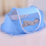 Cotton Baby Bed Combo with Mattress and Mosquito Safety Net | Includes Carry Bed & 4-Piece Cotton Pillow & Bolsters Bedding Set |Travel Friendly and Gift ... brandscluster