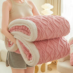 Thickened Blanket & Comforter – Soft Sofa Throw, Office Nap Blanket & Bed Cover brandscluster
