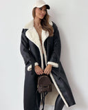 Women's Long Trench Coat Mid-length Overcoat Clothing brandscluster
