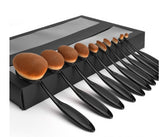High Quality Cosmetic Brush Set With 10 Toothbrushes brandscluster