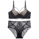 French Lace Splicing Hollow-out Sexy Bra Suit 4.2 ⭐⭐⭐⭐⭐” 200 ratings - brandscluster