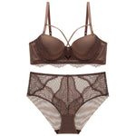 French Lace Splicing Hollow-out Sexy Bra Suit 4.2 ⭐⭐⭐⭐⭐” 200 ratings - brandscluster