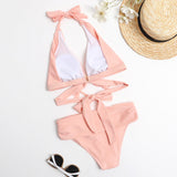 Sexy Bikini High Waist Split Swimsuit brandscluster