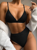 Women S Solid Color Bikini Split Swimsuit 4.2 ⭐⭐⭐⭐⭐” 219 ratings - brandscluster