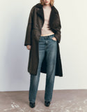 Women's Long Trench Coat Mid-length Overcoat Clothing brandscluster