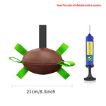 Interactive Dog Football Toy Soccer Ball Inflated Training Toy For Dogs Outdoor Border Collie Balls For Large Dogs Pet Supplies brandscluster