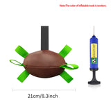 Interactive Dog Football Toy Soccer Ball Inflated Training Toy For Dogs Outdoor Border Collie Balls For Large Dogs Pet Supplies brandscluster