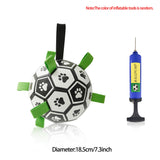 Interactive Dog Football Toy Soccer Ball Inflated Training Toy For Dogs Outdoor Border Collie Balls For Large Dogs Pet Supplies brandscluster