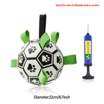 Interactive Dog Football Toy Soccer Ball Inflated Training Toy For Dogs Outdoor Border Collie Balls For Large Dogs Pet Supplies brandscluster