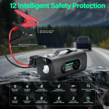 Newest 8 In 1 Portable Car Battery Starter With Air Compressor, Car  Wireless Vacuum Cleaner 150PSI Car Battery Starter 12V With Large LCD Display brandscluster
