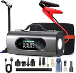 Newest 8 In 1 Portable Car Battery Starter With Air Compressor, Car  Wireless Vacuum Cleaner 150PSI Car Battery Starter 12V With Large LCD Display brandscluster