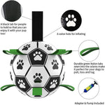 Interactive Dog Football Toy Soccer Ball Inflated Training Toy For Dogs Outdoor Border Collie Balls For Large Dogs Pet Supplies brandscluster