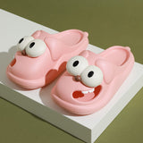 Cartoon Big Eye Dog Slippers For Women brandscluster