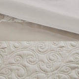 Embroidered 8-Piece Comforter Set – Neutral King Size Bedding with Pillow Shams & Sheets brandscluster