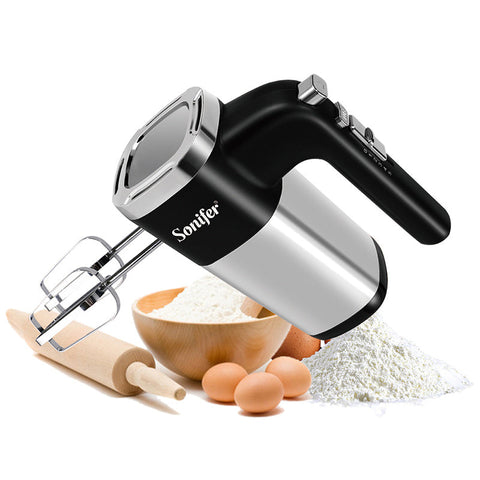 500W 5-Speed Electric Hand Mixer | Dough Blender, Egg Beater & Hand Blender for Kitchen 220 brandscluster