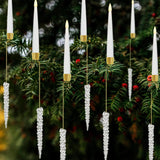 Christmas Candle LED Indoor Holiday Christmas Tree Ornaments  Festive Atmosphere Decoration Christmas Pendant - brandscluster
