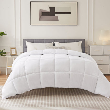 Four Season Universal Down Comforter – Lightweight, Warm & Breathable All-Season Bedding brandscluster