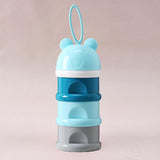 3 Layer Frog Style Portable Baby Food Storage Box Essential Cereal Cartoon Milk Powder Boxes Toddle Kids Formula Milk Container brandscluster