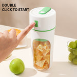 Kitchen Electric Juicer | USB Rechargeable Wireless Blender & Fruit Mixer with Ice Crush Cup & Food Processor brandscluster