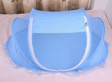 Cotton Baby Bed Combo with Mattress and Mosquito Safety Net | Includes Carry Bed & 4-Piece Cotton Pillow & Bolsters Bedding Set |Travel Friendly and Gift ... brandscluster
