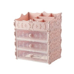 Transparent Makeup Organizer Cosmetic Storage Box Drawer Desktop Organizer Jewelry Beauty Storage Bins Lipstick Christmas Gifts brandscluster