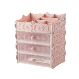 Transparent Makeup Organizer Cosmetic Storage Box Drawer Desktop Organizer Jewelry Beauty Storage Bins Lipstick Christmas Gifts brandscluster