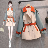 Slim-fit Slim British Style Plus-size Coat For Women brandscluster