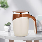 Rechargeable Model Automatic Stirring Cup Coffee Cup High Value Electric Stirring Cup Lazy Milkshake Rotating Magnetic Water Cup brandscluster
