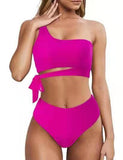 Women's High Waist Bikini Swimsuit With Straps brandscluster