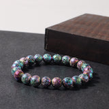 Natural Volcanic Stone Bracelet In Seven Colors brandscluster
