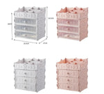 Transparent Makeup Organizer Cosmetic Storage Box Drawer Desktop Organizer Jewelry Beauty Storage Bins Lipstick Christmas Gifts brandscluster