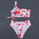 Women's High Waist Bikini Swimsuit With Straps brandscluster