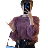 Tassel Twist Ladies Sweater Loose Long Sleeve Knitted Top brandscluster