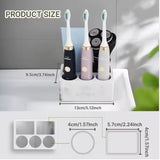 Toothpaste Holder Bathroom Counter Organizer For Electric Toothbrushes For Home Hotel brandscluster