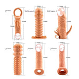 Exotic Condom Crystal Vibration Barbed Men's Penis Ring brandscluster