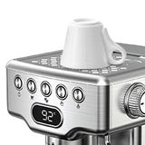 Geek Chef Espresso Machine, 20 Bar Espresso Machine With Milk Frother For Latte, Cappuccino, Macchiato, For Home Espresso Maker, 1.8L Water Tank, Stainless Steel, 4.2 ⭐⭐⭐⭐⭐” 345 ratings - brandscluster