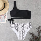 Women's High Waist Bikini Swimsuit With Straps brandscluster