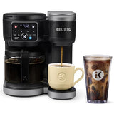 Keurig K-Duo Hot & Iced Single Serve & Carafe Coffee Maker, MultiStream Technology, 72oz Reservoir (Gen 2) brandscluster