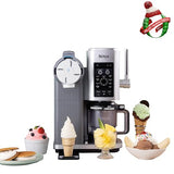 Ninja CREAMi Scoop & Swirl Ice Cream and Soft Serve Maker, Sorbet, Milkshake, Frozen Yogurt, Low Calories Program & More, 13-in-1, Soft Serve Handle & (2) CREAMi 2-in-1 16oz Pints, NC701 brandscluster