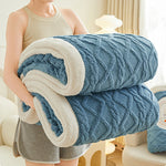 Thickened Blanket & Comforter – Soft Sofa Throw, Office Nap Blanket & Bed Cover brandscluster