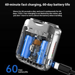 Portable Rotary Dual Ring Electric Shaver Men Travel Mini Shaver Double Floating Magnetic Blade Head Rechargeable Pocket Razors brandscluster