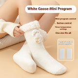 Thickened Fleece Warm Feet Electric Heating Socks brandscluster