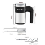 500W 5-Speed Electric Hand Mixer | Dough Blender, Egg Beater & Hand Blender for Kitchen 220 brandscluster