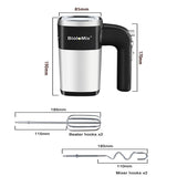 500W 5-Speed Electric Hand Mixer | Dough Blender, Egg Beater & Hand Blender for Kitchen 220 brandscluster